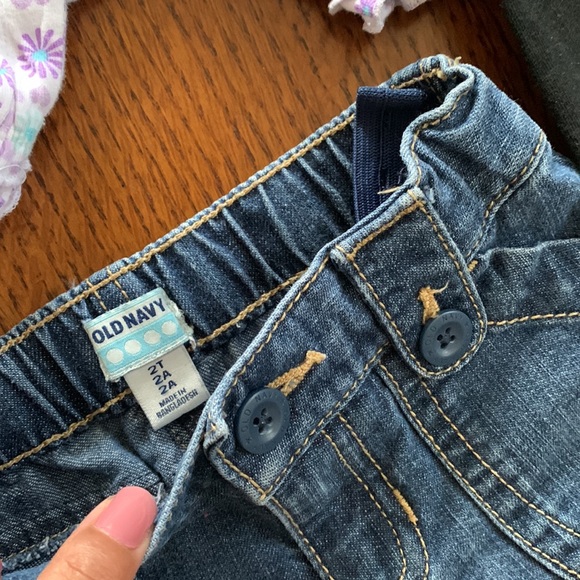 Girl 18mo-2T spring summer clothing overalls leggings shorts capri pants - Picture 5 of 17